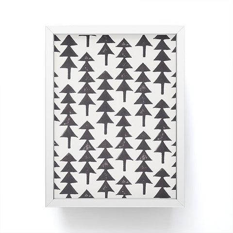 Alisa Galitsyna Linocut Forest Framed Mini Art Print