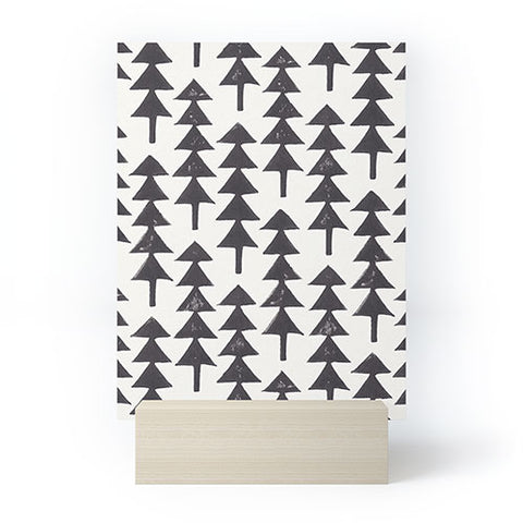 Alisa Galitsyna Linocut Forest Mini Art Print