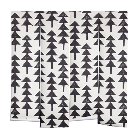 Alisa Galitsyna Linocut Forest Wall Mural