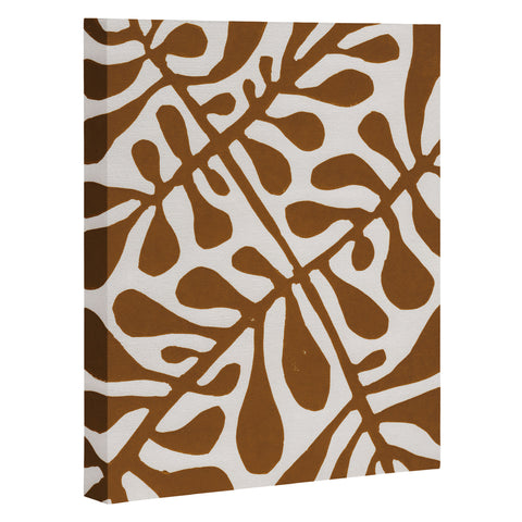 Alisa Galitsyna Linocut Plant 2 Art Canvas