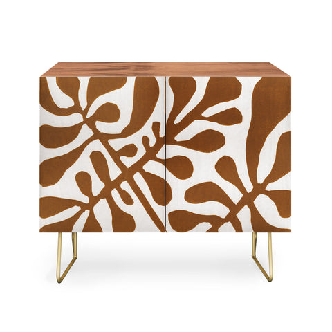 Alisa Galitsyna Linocut Plant 2 Credenza