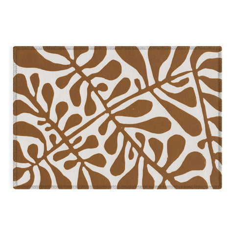 Alisa Galitsyna Linocut Plant 2 Outdoor Rug