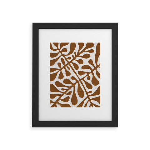 Alisa Galitsyna Linocut Plant 2 Framed Art Print havenly