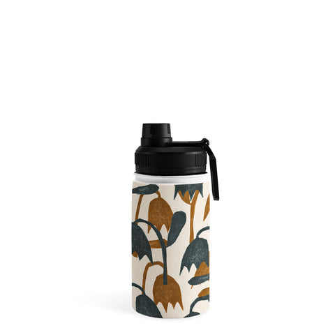 Alisa Galitsyna Linocut Tulip Pattern 1 Water Bottle