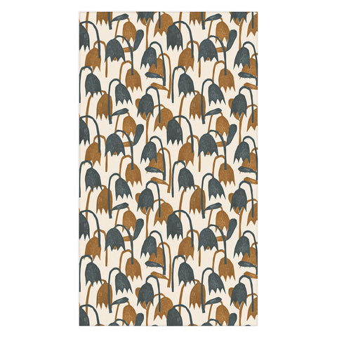 Alisa Galitsyna Linocut Tulip Pattern 1 Tablecloth