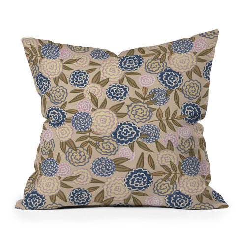 Alisa Galitsyna Magic Roses Outdoor Throw Pillow