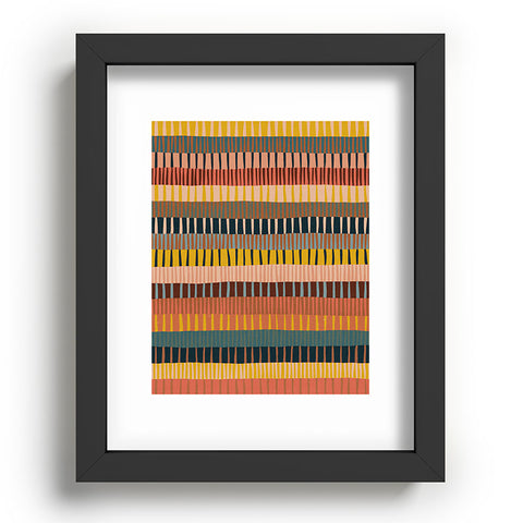 Alisa Galitsyna Mix of Stripes 2 Recessed Framing Rectangle