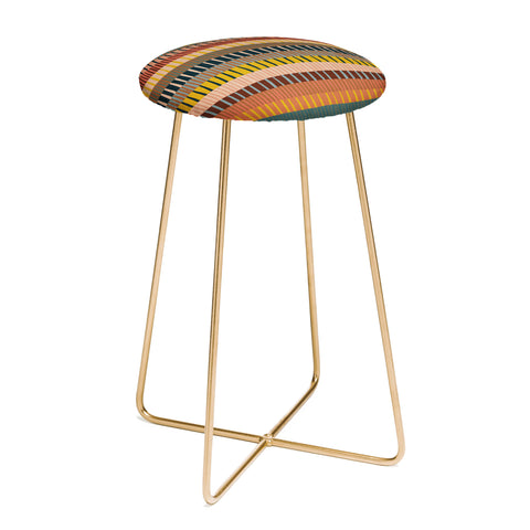 Alisa Galitsyna Mix of Stripes 2 Counter Stool