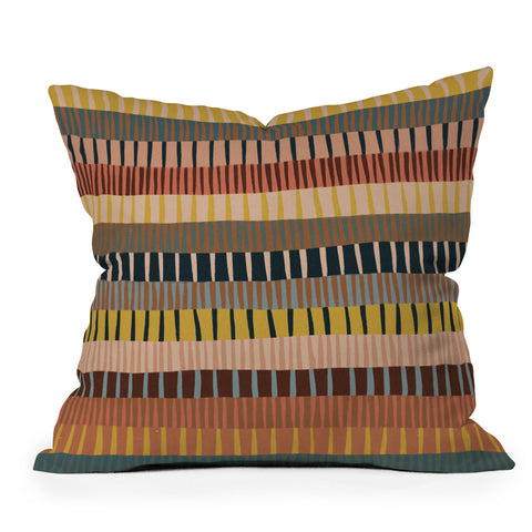 Alisa Galitsyna Mix of Stripes 2 Outdoor Throw Pillow