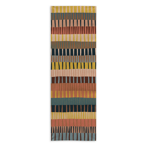 Alisa Galitsyna Mix of Stripes 2 Yoga Towel