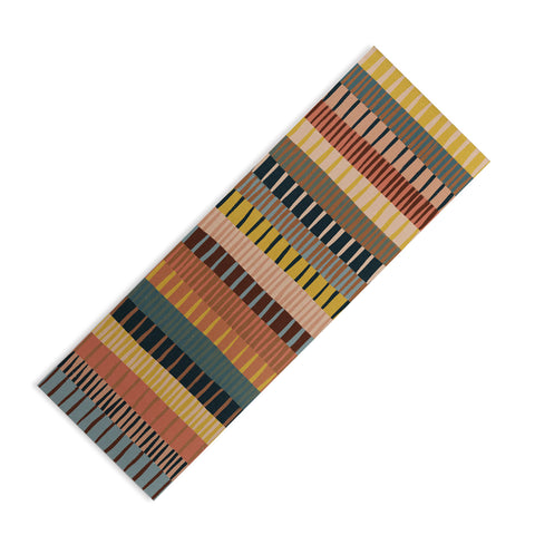 Alisa Galitsyna Mix of Stripes 2 Yoga Mat
