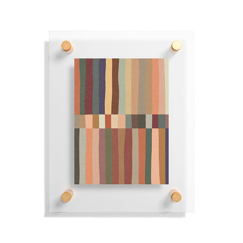 Alisa Galitsyna Mix of Stripes 5 Floating Acrylic Print