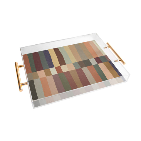 Alisa Galitsyna Mix of Stripes 5 Acrylic Tray