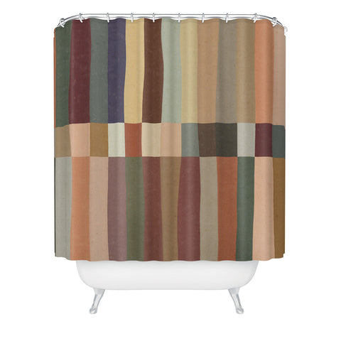 Alisa Galitsyna Mix of Stripes 5 Shower Curtain