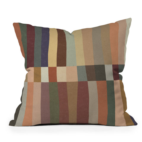 Alisa Galitsyna Mix of Stripes 5 Outdoor Throw Pillow