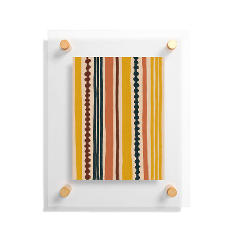 Alisa Galitsyna Mix of Stripes 7 Floating Acrylic Print
