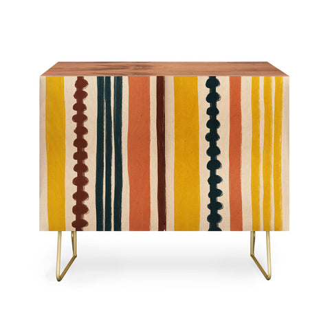 Alisa Galitsyna Mix of Stripes 7 Credenza