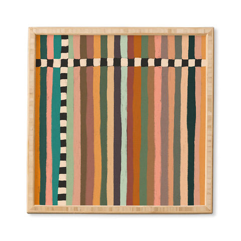Alisa Galitsyna Mix of Stripes 9 Framed Wall Art