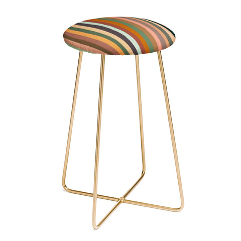 Alisa Galitsyna Mix of Stripes 9 Counter Stool