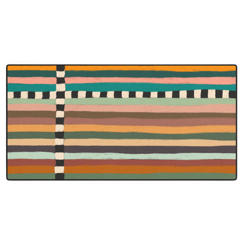 Alisa Galitsyna Mix of Stripes 9 Desk Mat