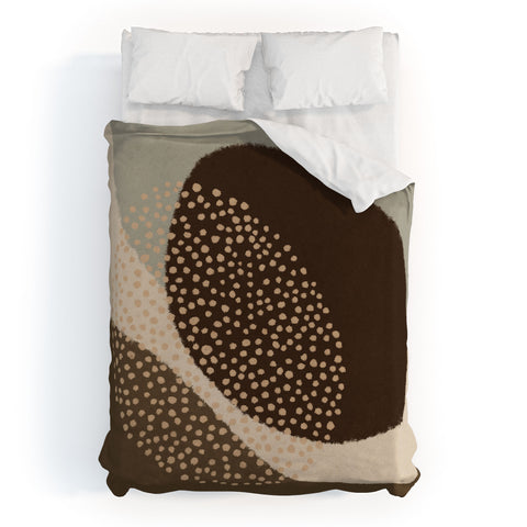 Alisa Galitsyna Modern Abstract Shapes 6 Duvet Cover