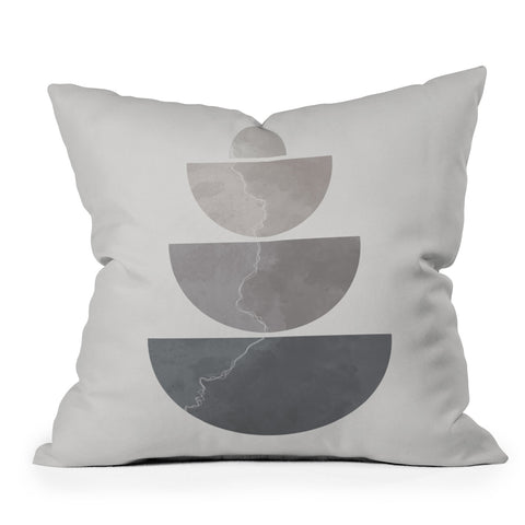 Alisa Galitsyna Monochrome Balance 2 Outdoor Throw Pillow