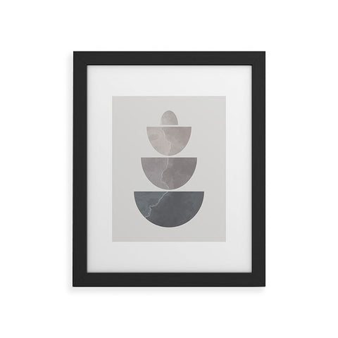 Alisa Galitsyna Monochrome Balance 2 Framed Art Print