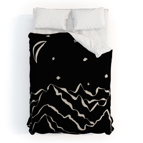 Alisa Galitsyna Mountains know the secret II Duvet Cover