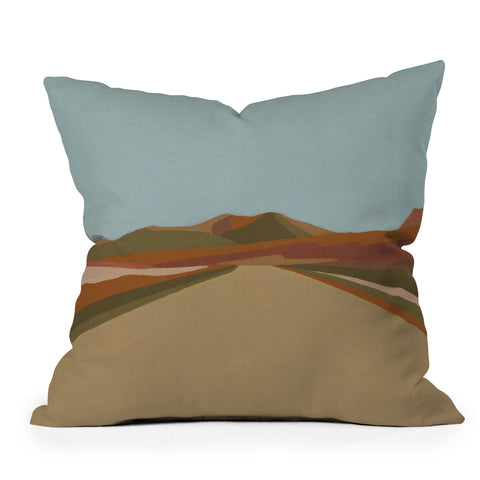 Alisa Galitsyna On the Road 2 Outdoor Throw Pillow