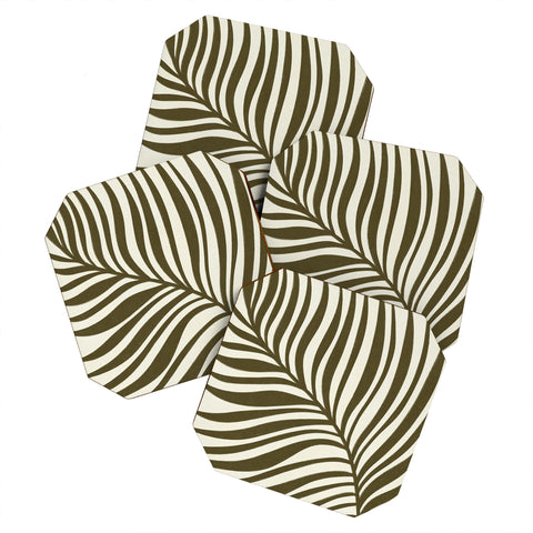 Alisa Galitsyna One HundredLeaved Plant 16 Coaster Set