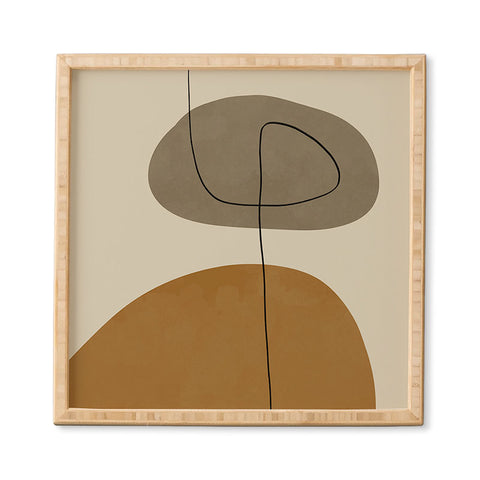 Alisa Galitsyna Organic Abstract ShapesII Framed Wall Art havenly