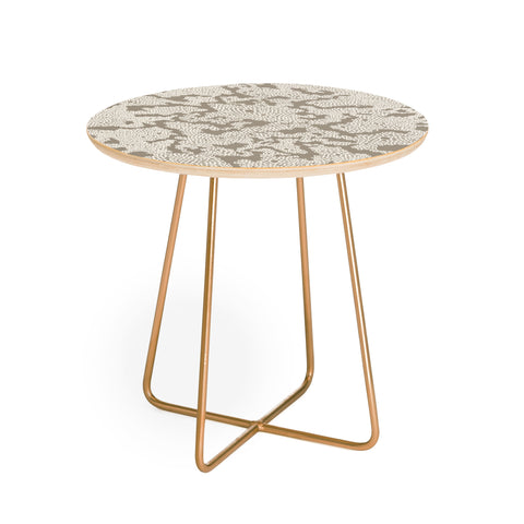 Alisa Galitsyna Organic Lace Round Side Table
