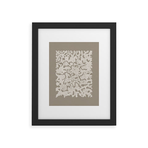 Alisa Galitsyna Organic Lace Framed Art Print