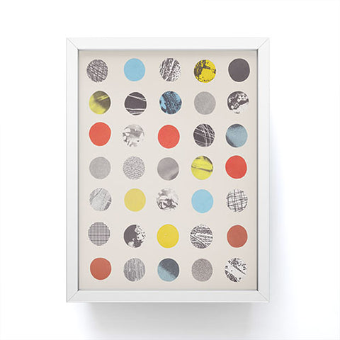 Alisa Galitsyna Paper Pattern Circles Framed Mini Art Print