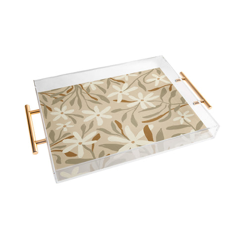 Alisa Galitsyna Pastel Wildflowers Acrylic Tray