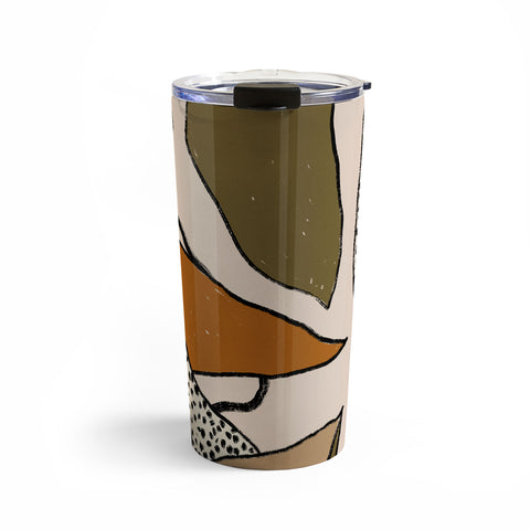 Alisa Galitsyna Patterned Tropical Leaves Travel Mug