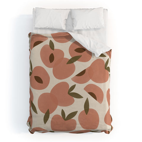 Alisa Galitsyna Peach Harvest Duvet Cover