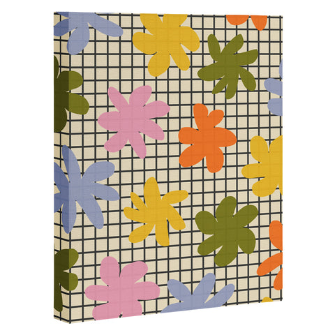 Alisa Galitsyna Playful Flowers 1 Art Canvas