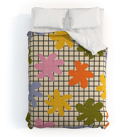 Alisa Galitsyna Playful Flowers 1 Comforter
