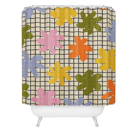Alisa Galitsyna Playful Flowers 1 Shower Curtain
