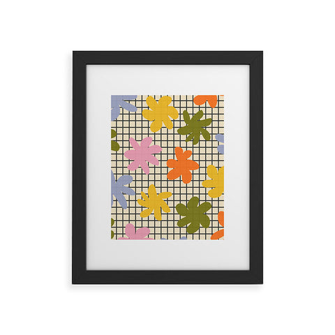 Alisa Galitsyna Playful Flowers 1 Framed Art Print