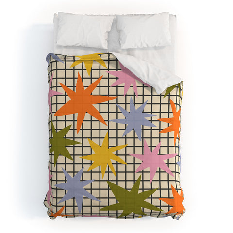 Alisa Galitsyna Playful Stars 1 Duvet Cover