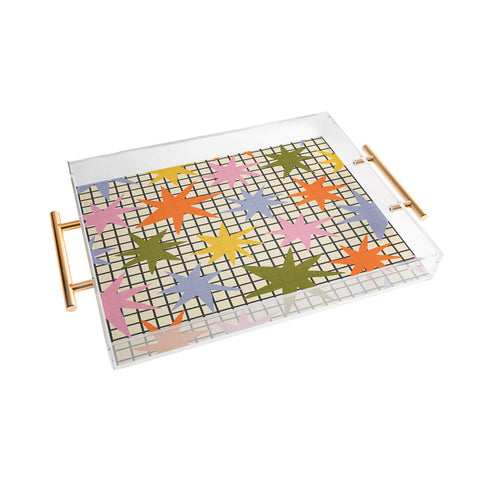 Alisa Galitsyna Playful Stars 1 Acrylic Tray