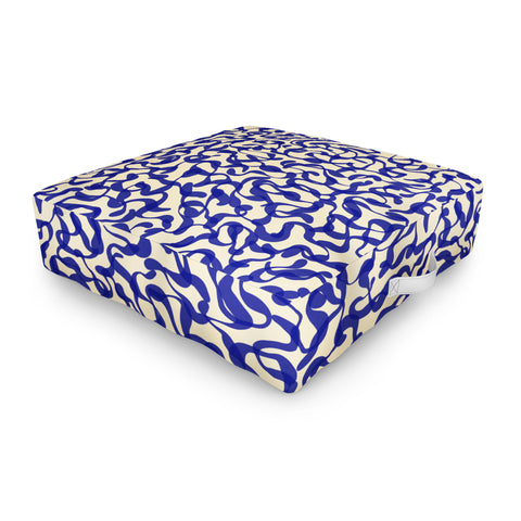 Alisa Galitsyna Playful strokes 2 Outdoor Floor Cushion