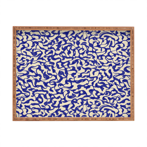 Alisa Galitsyna Playful strokes 2 Rectangular Tray