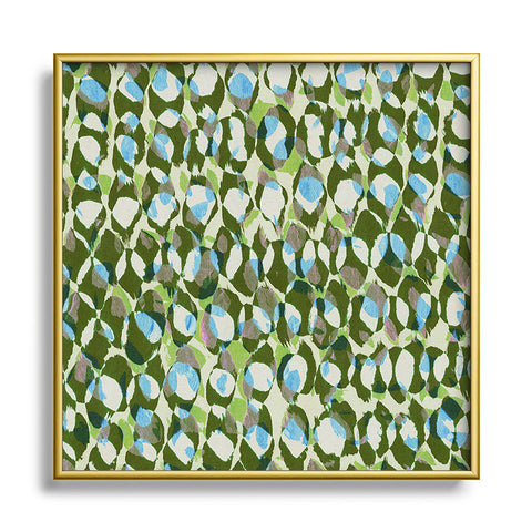 Alisa Galitsyna Pure Strokes 3 Square Metal Framed Art Print