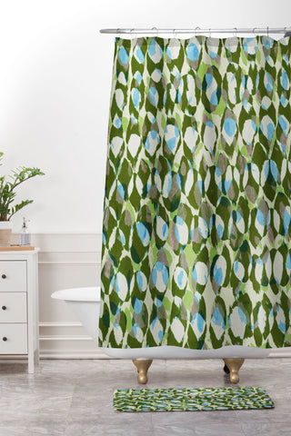 Alisa Galitsyna Pure Strokes 3 Shower Curtain And Mat