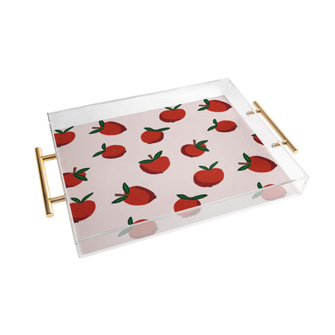 Alisa Galitsyna Red Apples Acrylic Tray