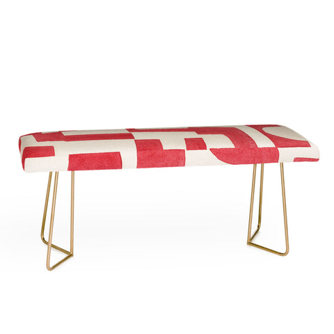 Alisa Galitsyna Red Puzzle Bench