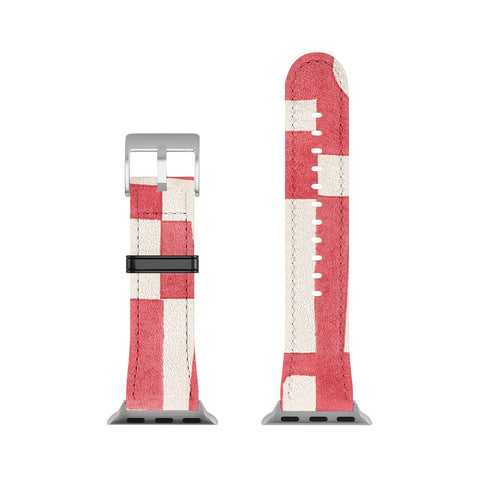Alisa Galitsyna Red Puzzle Apple Watch Band